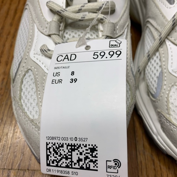 H&M Chunky Mesh Sneakers White & Cream - NWT Size 8 - Picture 10 of 10